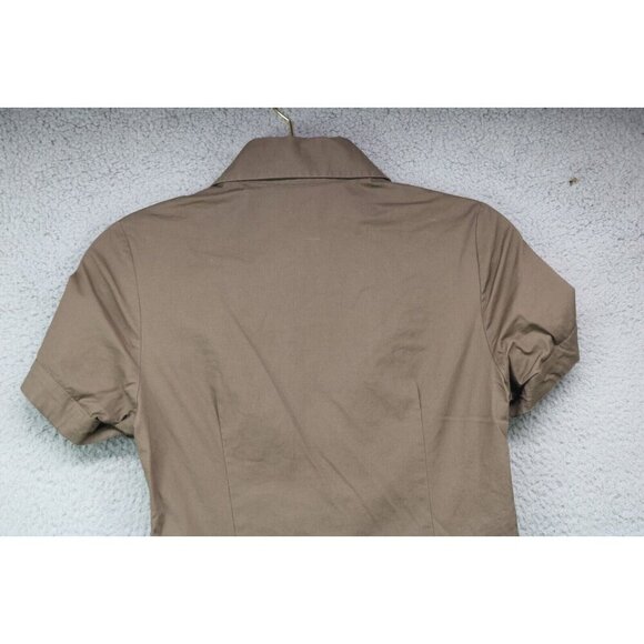 Reiss Button Down Midi Dress-Size 10-Lined-Side Zip - Picture 9 of 11